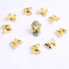 10pcs/Lot 1512mm Nail Art Decorations 3D Nail Supplies Crystal Gold Butterfly Nail Sticker Rose DIY Handmade Decorations (8) view 1