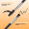 BEILI Duo Eyebrow Brush - Professional Angled Eye Brow Brush and Spoolie view 2