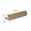 Master Massage Massage Bolster,Pillow Cushion, PU Upholstery, 100% Memory Foam, For Massage/Spa/Beauty/Tattoo/Back Pain Relief, (6" Full Round, Cream) view 3