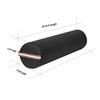 Master Massage Massage Bolster,Pillow Cushion Pillow, PU Upholstery, 100% Memory Foam, for Massage/Spa/Beauty/Tattoo/Back Pain Relief, (6" Full Round, Black) view 2