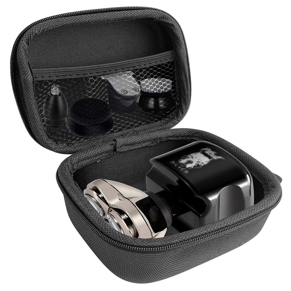 FitSand Hard Case Compatible for Skull Shaver Pitbull Silver PRO Electric Razor