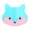 Beaupretty Lovely Makeup Brush Cleaning Mat Fox Design Makeup Brush Scrubber Suction Cups for Efficient Cleaning of Cosmetics Tools Salon view 1