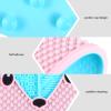 Beaupretty Lovely Makeup Brush Cleaning Mat Fox Design Makeup Brush Scrubber Suction Cups for Efficient Cleaning of Cosmetics Tools Salon view 3