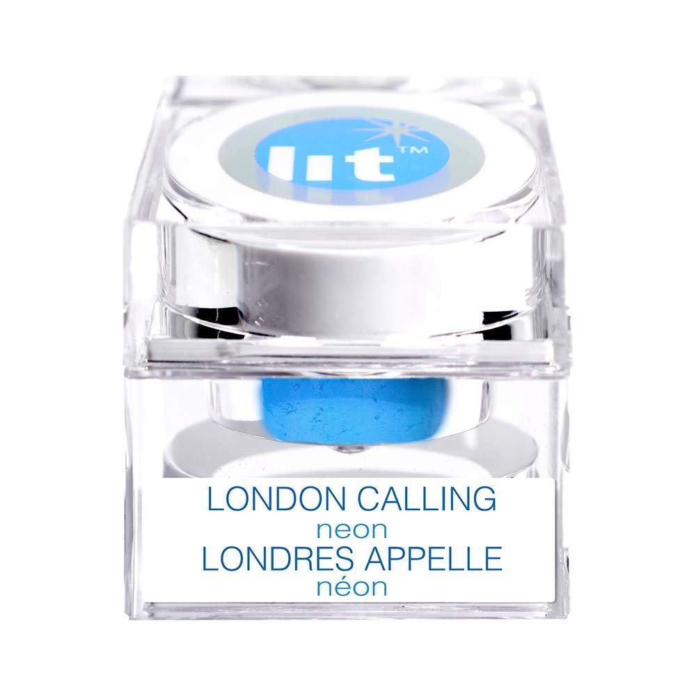 Lit Cosmetics Vegan UV Glitter Pigment, London Calling, 4g