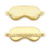 Magik Double-Sided Satin Silky Travel Sleep Eye Mask Cover Padded Blindfold Smooth (Gold, 2 Pack) view 1