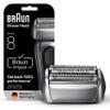 Braun Series 8 83M Electric Shaver Head Replacement Cassette, Silver view 1