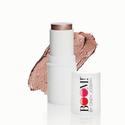 Boomstick Glimmer  Highlighter Makeup Stick, Subtle Shimmer Face Highlighter Stick for Mature Skin, Hydrating Cream Makeup for Cheekbones, Brow Bones & Nose, No Glitter Highlight