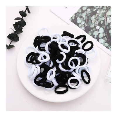 100PCS/Set Girls Candy Colors Nylon Elastic Hair Bands Children Rubber Band Headband Scrunchie Fashion Hair Accessories