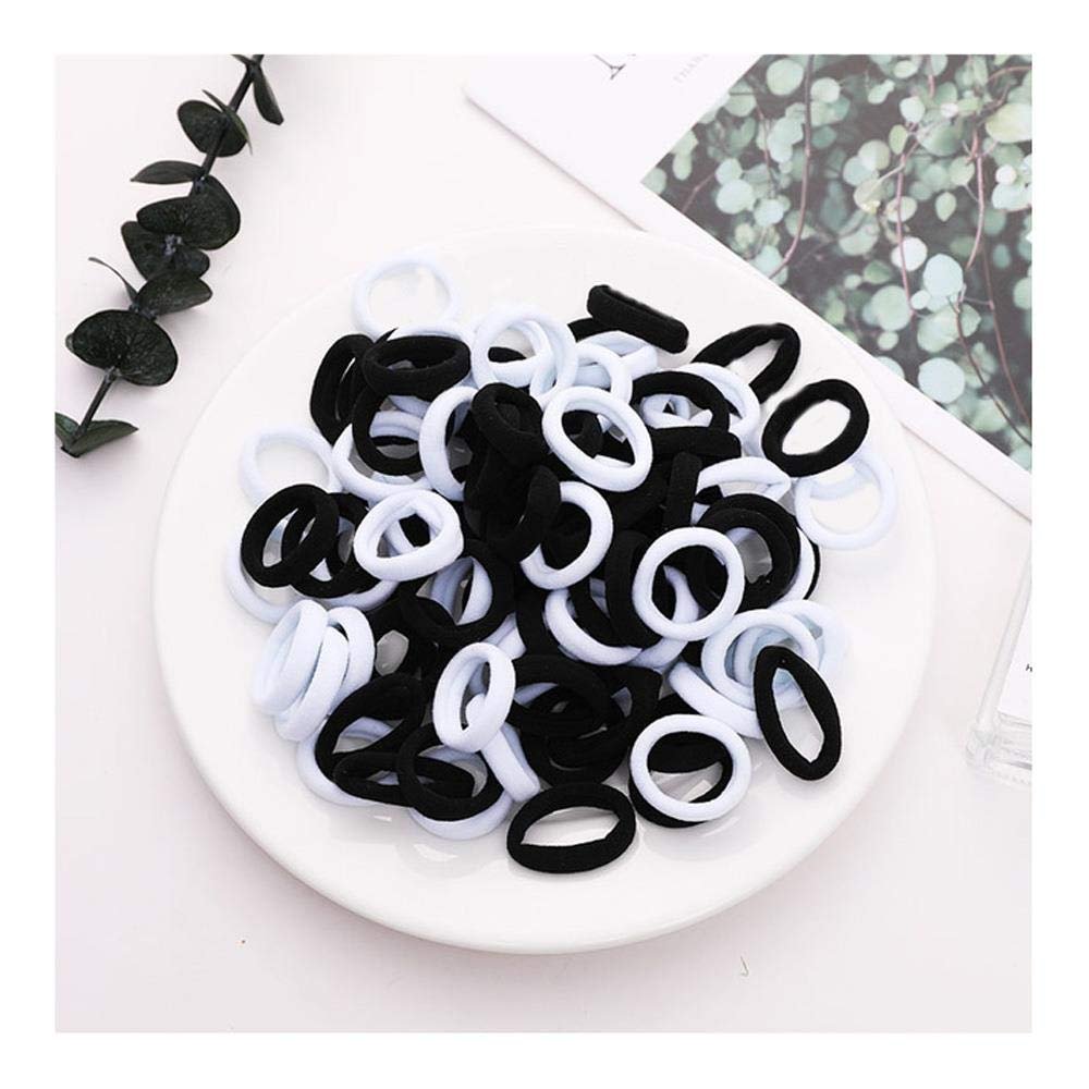 100PCS/Set Girls Candy Colors Nylon Elastic Hair Bands Children Rubber Band Headband Scrunchie Fashion Hair Accessories