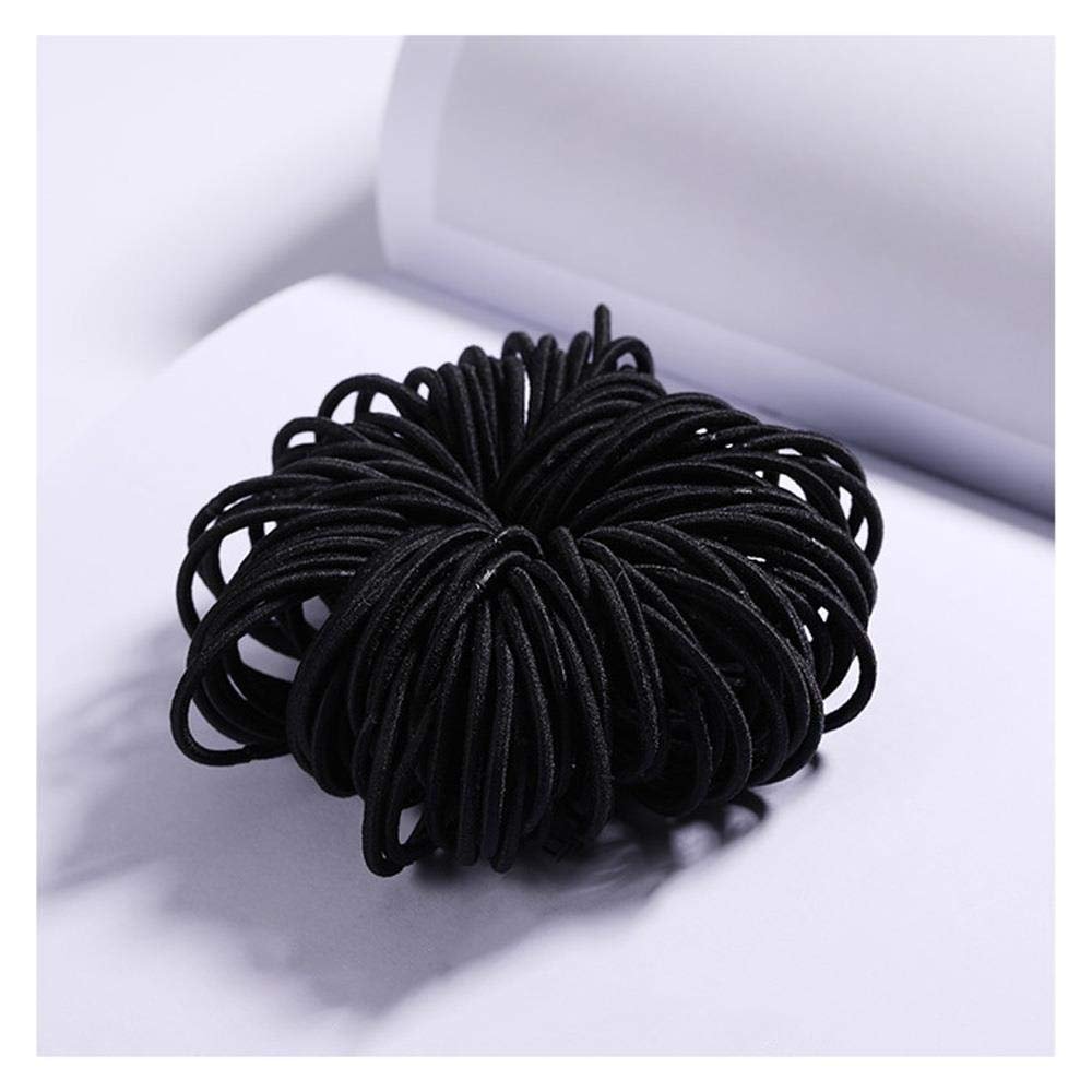 100PCS/Set Girls Candy Colors Nylon Elastic Hair Bands Children Rubber Band Headband Scrunchie Fashion Hair Accessories
