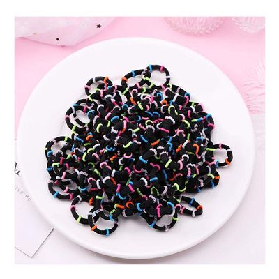 100PCS/Set Girls Candy Colors Nylon Elastic Hair Bands Children Rubber Band Headband Scrunchie Fashion Hair Accessories