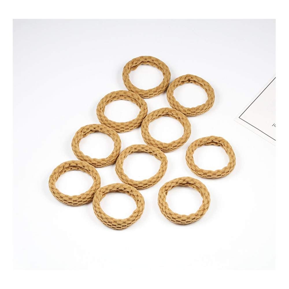 10PCS Women Girls Simple Basic Elastic Hair Bands Ties Scrunchie Ponytail Holder Rubber Bands Fashion Headband Hair Accessories