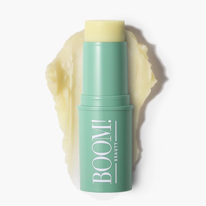 Boomstick GLO  Hydrating Face Balm Stick for Mature Skin with Olive Oil, Beeswax & Honey - Natural-Looking Dewy Glow - Multibalm Brightener to Moisturize Face, Lips, Under Eye and More