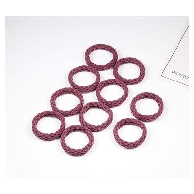 10PCS Women Girls Simple Basic Elastic Hair Bands Ties Scrunchie Ponytail Holder Rubber Bands Fashion Headband Hair Accessories