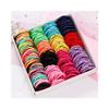 100PCS/Set Girls Candy Colors Nylon Elastic Hair Bands Children Rubber Band Headband Scrunchie Fashion Hair Accessories view 2