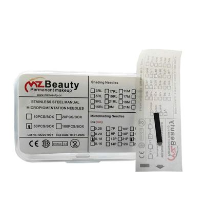 Microblade U18 Needle 316 Stainless Steel Extremely Thin 0.18 U Shape Blades Nanoneedles for microblading 50PCS