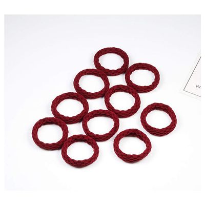 10PCS Women Girls Simple Basic Elastic Hair Bands Ties Scrunchie Ponytail Holder Rubber Bands Fashion Headband Hair Accessories