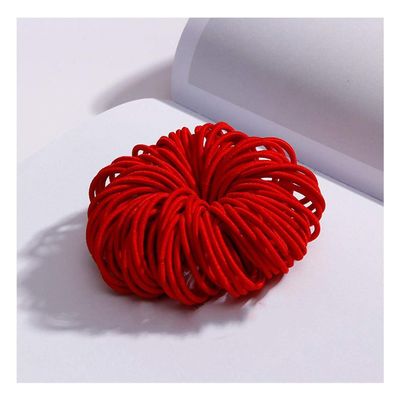 100PCS/Set Girls Candy Colors Nylon Elastic Hair Bands Children Rubber Band Headband Scrunchie Fashion Hair Accessories