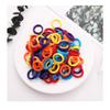 100PCS/Set Girls Candy Colors Nylon Elastic Hair Bands Children Rubber Band Headband Scrunchie Fashion Hair Accessories view 1