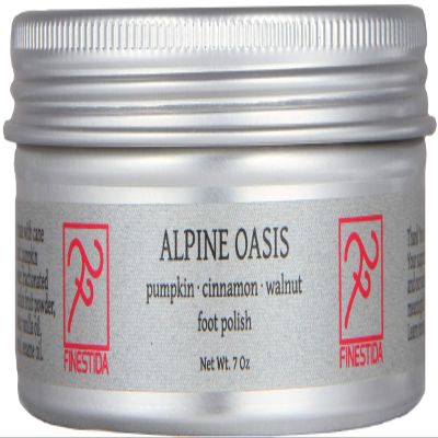 Finestida ALPINE OASIS Foot Polish with Pumpkin and Cinnamon, 7 oz