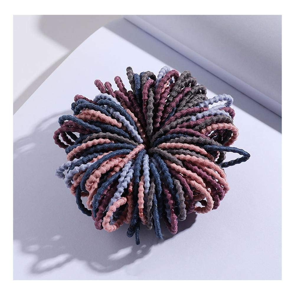 100PCS/Set Girls Candy Colors Nylon Elastic Hair Bands Children Rubber Band Headband Scrunchie Fashion Hair Accessories