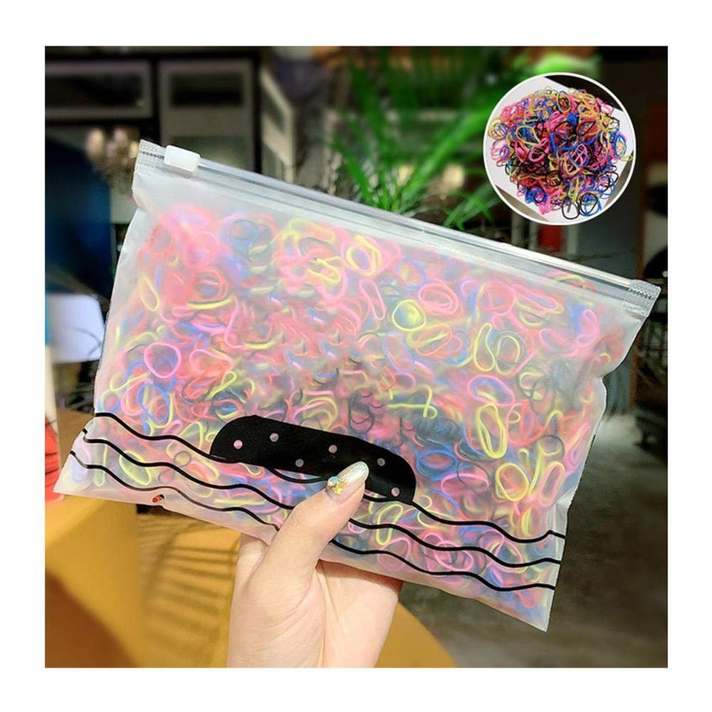 100PCS/Set Girls Candy Colors Nylon Elastic Hair Bands Children Rubber Band Headband Scrunchie Fashion Hair Accessories