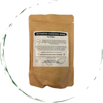 BeNat Activated Charcoal Mask - 4-oz, Smooth Skin, Detox, Cleanse
