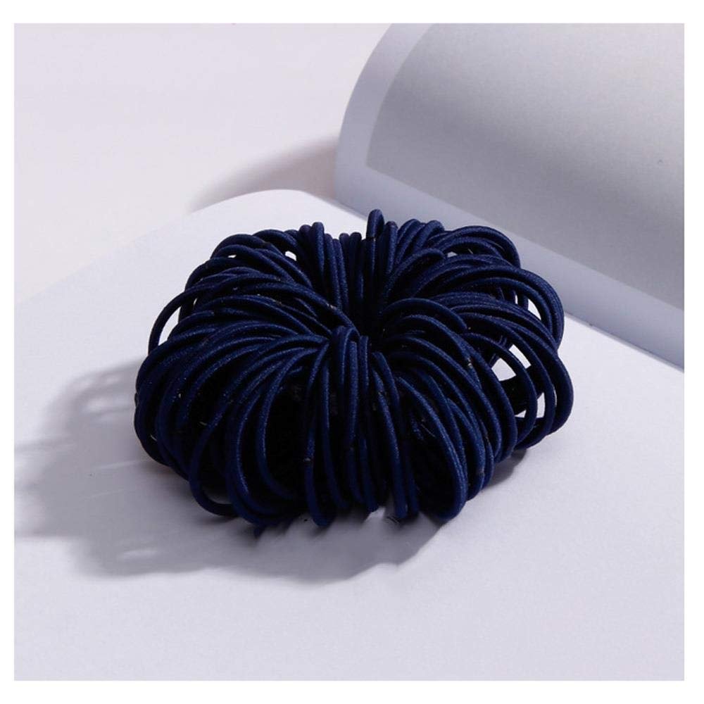 100PCS/Set Girls Candy Colors Nylon Elastic Hair Bands Children Rubber Band Headband Scrunchie Fashion Hair Accessories