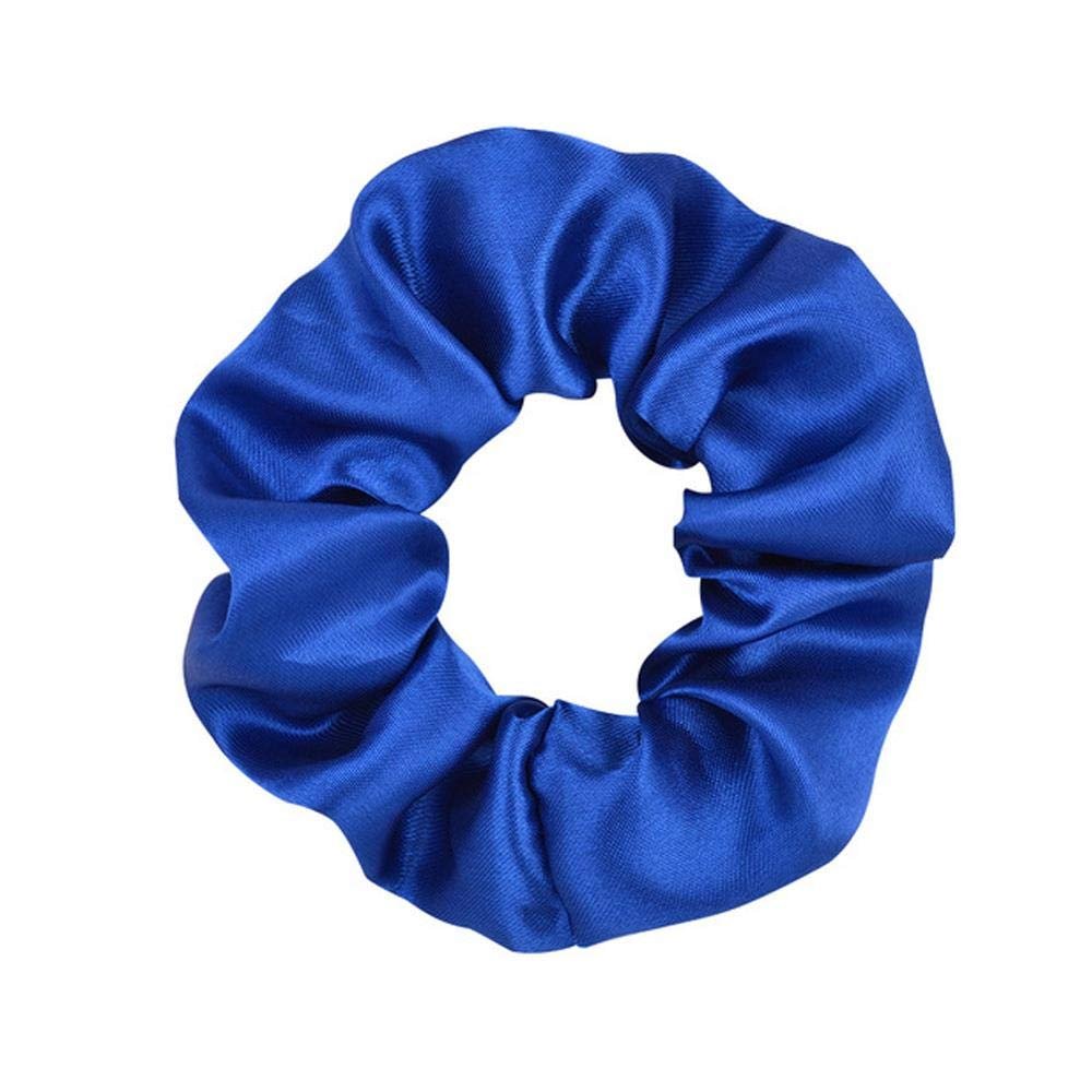 3.9 inch Women Silk Scrunchie Elastic Handmade Multicolor Hair Band Ponytail Holder Headband Hair Accessories