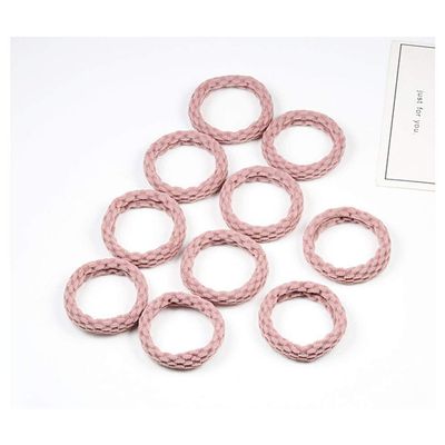 10PCS Women Girls Simple Basic Elastic Hair Bands Ties Scrunchie Ponytail Holder Rubber Bands Fashion Headband Hair Accessories