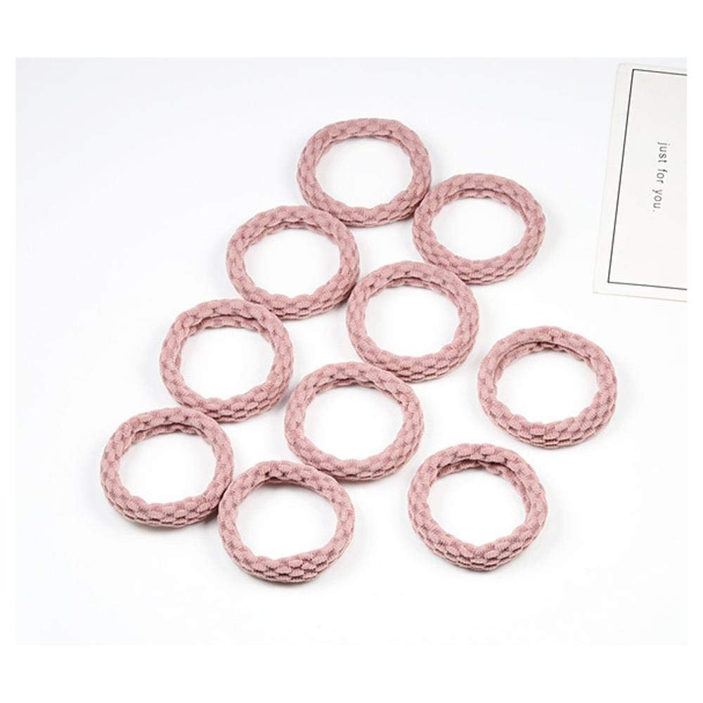 10PCS Women Girls Simple Basic Elastic Hair Bands Ties Scrunchie Ponytail Holder Rubber Bands Fashion Headband Hair Accessories