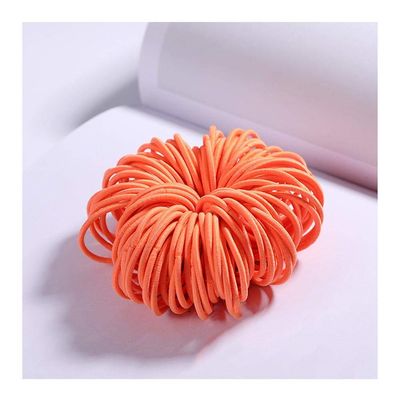 100PCS/Set Girls Candy Colors Nylon Elastic Hair Bands Children Rubber Band Headband Scrunchie Fashion Hair Accessories