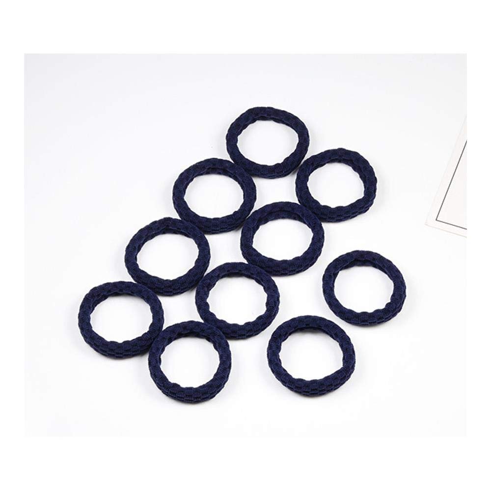 10PCS Women Girls Simple Basic Elastic Hair Bands Ties Scrunchie Ponytail Holder Rubber Bands Fashion Headband Hair Accessories