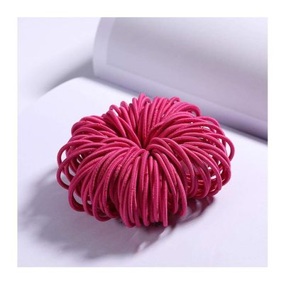 100PCS/Set Girls Candy Colors Nylon Elastic Hair Bands Children Rubber Band Headband Scrunchie Fashion Hair Accessories