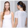 1 Pcs Yoga Pure Hair Bands Anti-slip Elastic Rubber Thin Sports Headband Men Hair Accessories Headwrap view 2