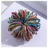100PCS/Set Girls Candy Colors Nylon Elastic Hair Bands Children Rubber Band Headband Scrunchie Fashion Hair Accessories view 1