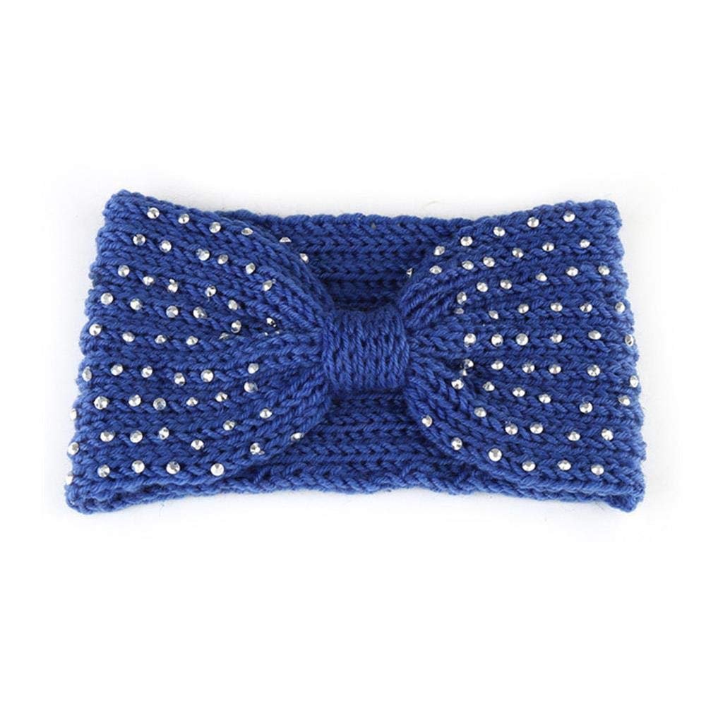 Winter Ear Warmer Headband Women Fashion Elastic Wool Knitted Headband Head Wrap Hairband Girls Elegant Hair Band Accessories