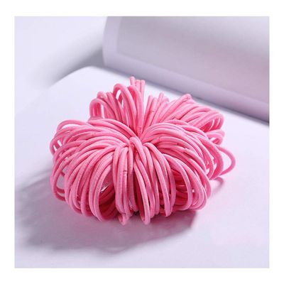 100PCS/Set Girls Candy Colors Nylon Elastic Hair Bands Children Rubber Band Headband Scrunchie Fashion Hair Accessories