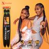 Sensationnel X-pression prestretched braiding hair - 2x xpression 72 inch all kanekalon flame retardant synthetic braid in hair extensions - 2X 72 Inch (1 pack, 27) view 3