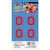 Ohio State Buckeyes Peel-N-Stick Game Face Temporary Tattoos - 4 pack view 1