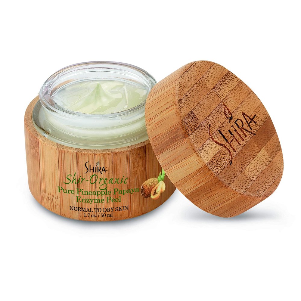 Shira Shir-Organic Pure Pineapple Papaya Enzyme Peel For Smooth Radiant And Balances Skin Tone With Natural Anti-Aging Formula for All Skin Type(50 ml)