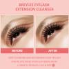 Eyelash Extension Cleanser, BREYLEEEyelash Extension Shampoo Eyelash Extension Foam & Brushes Eyelid Cleanser for Makeup Remover Paraben & Sulfate Free for Salon and Home Use(200ml, 7 fl oz) view 2
