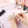 2 Pcs Acrylic Handheld Makeup Palette Foundation Mixing Palette Hand held Makeup Spatula Nail Art Manicure Tray with 2 Cosmetic Spatula, for Beauty Salon view 4