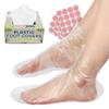 200 Pcs Foot Gloves for Moisturizing  Leak-Proof Plastic Foot Covers for Feet, Ribbed Anti-Slip Design with 200 Stickers for Secure Fit  Paraffin Wax Bags | Self Care & Holiday Gifting for Spa view 1