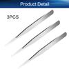 Auniwaig 2pcs High Precision Tweezers, Stainless Steel Pointed Tip Tweezers, ST-10 Micro-Magnetic Tweezer in OPP Bag for Craft, Electronics, Soldering and Experimental Work, Jewelry-Making view 4