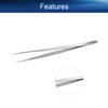 Auniwaig 5pcs High Precision Tweezers, Stainless Steel Pointed Tip Tweezers, ST-10 Micro-Magnetic Tweezer in OPP Bag for Craft, Electronics, Soldering and Experimental Work, Jewelry-Making view 4