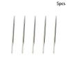 Auniwaig 5pcs High Precision Tweezers, Stainless Steel Pointed Tip Tweezers, ST-11 Micro-Magnetic Tweezer for Craft, Electronics, Soldering and Experimental Work, Jewelry-Making,(140mm, Card Bag) view 2