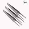 Auniwaig 3pcs High Precision Tweezers, Stainless Steel Pointed Tip Tweezers, ST-13 Micro-Magnetic Tweezer in OPP Bag for Craft, Electronics, Soldering and Experimental Work, Jewelry-Making view 4