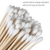 500Ct 6'' Lint Free Long Cotton Swabs - Pure Cotton Tips Gun Cleaning Swabs with Durable Stem, Also fit Makeup, Pet Care, Electronic, Household- Case Package view 4