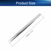 Auniwaig 3pcs High Precision Tweezers, Stainless Steel Pointed Tip Tweezers, ST-11 Micro-Magnetic Tweezer With Card Bag for Craft, Electronics, Soldering and Experimental Work, Jewelry-Making view 2